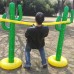 Inflatable Pool Party Games Set,  Summer Water Toys for Cool Outdoor and Poolside Parties for Teens and Kids Including Flamingo with Rings, Pool Party Pong, Double Water Slide and Cactus Limbo Kit