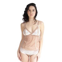 Inspire Psyche Terry Women's Built-In Plus Size Bralette Camisole