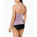  Women’s Swimsuit Cabo Sands Printed High-Neck Tankini Top