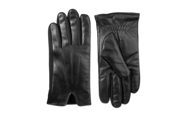  Signature Men’s Luggage SmarTouch Stretch Perforated Leather Gloves
