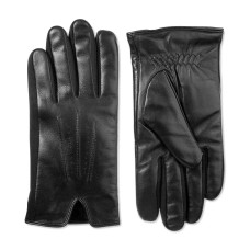 Isotoner Signature Men’s Luggage SmarTouch Stretch Perforated Leather Gloves