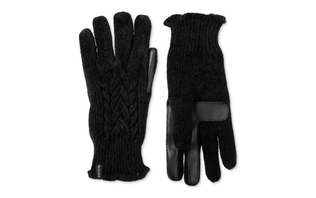  SignatureWomen's Touchscreen Chenille Cable-Knit Gloves