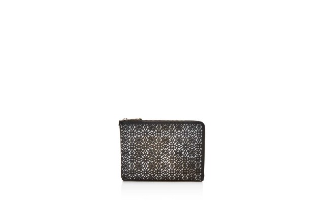 Ivanka Trump Rio Baroque Leather Tech Sleeve (Black)