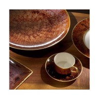 J.L Coquet Tortue Bread Butter Plate (Gold/White 16 cm)