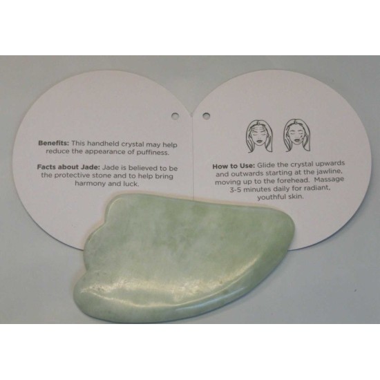  Face Genuine Gemstone Crystal Handheld Stone Reduce Puffiness