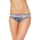  Tropical Palm Retro Hipster Bikini Bottoms Women’s Swimsuit (Navy, L)