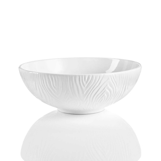  Merry and Bright Textured Serving Bowl (White)