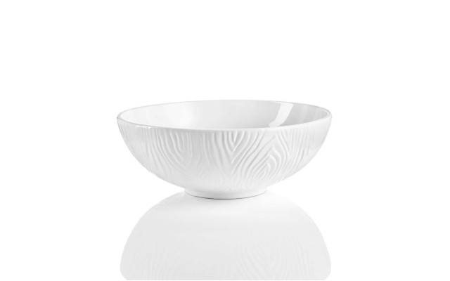  Merry and Bright Textured Serving Bowl (White)