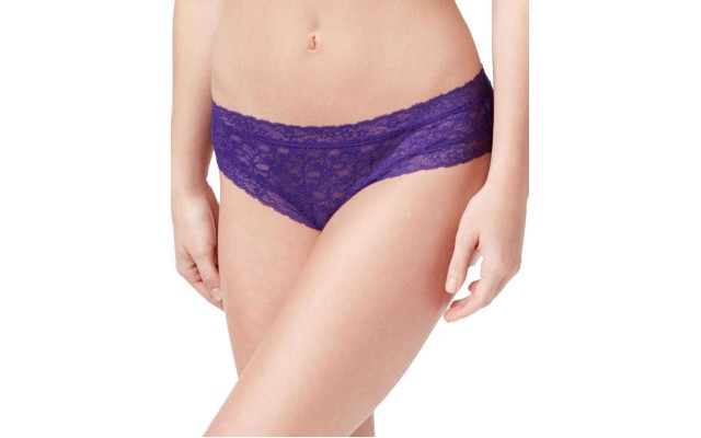 by fer Moore Cheeky Lace Hipster (Bright Purple, M)