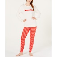 Jenni Tunic & Legging Pajama Set (Red, S)