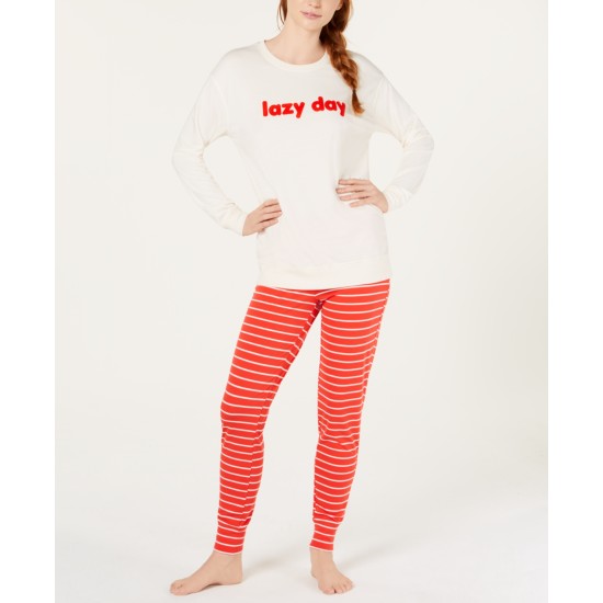  Tunic & Legging Pajama Set (Red, S)
