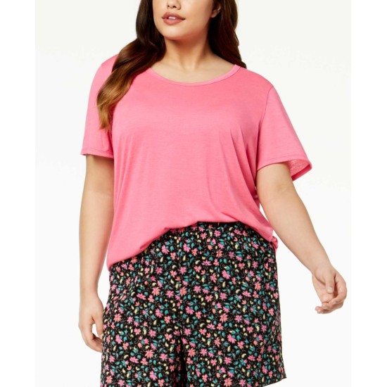  Women's by fer Moore Plus Size Solid Pajama T-Shirts