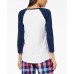  Women's Raglan-Sleeve Graphic Pajama Tops