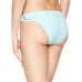  Ruffled Cheeky Bottoms Women’s Swimsuit (Gingham-Print, L)