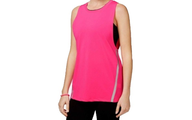  The Warm Up Juniors’ Layered Sports Bra Tank Tops