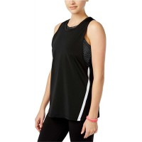 Jessica Simpson The Warm Up Juniors’ Layered Sports Bra Tank Tops