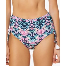 Jessica Simpson Women's High-Waist Lace-Up Bottoms Swimsuit