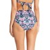  Women's High-Waist Lace-Up Bottoms Swimsuit