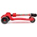  Saturn Folding 3-Wheel Kick Scooter with Light-Up Stem & Deck, Lean-to-Steer Design with Sturdy Wide Deck & Adjustable Height, for Kids 3 & Up
