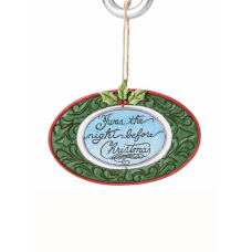 Jim Shore Santa In Rotating Sleigh Ornament