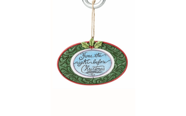  Santa In Rotating Sleigh Ornament