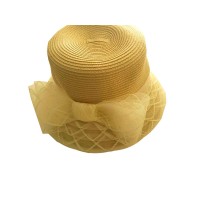 Josette Womens Shiny Braid Microbrim Hat (Beige)