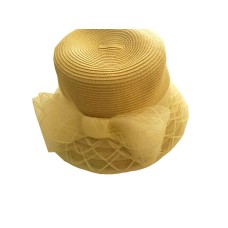 Josette Womens Shiny Braid Microbrim Hat (Beige)