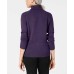  Petite Luxsoft Turtleneck Sweater (Purple Dynasty, PXL)