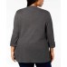   Women’s Plus Size Cotton 3/4-Sleeve Cardigans