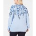  Women's Plus Size Floral-Print Cardigans