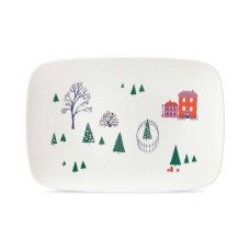Kate Spade Arbor Village Oblong Platter 15.75″ Lenox Christmas Holiday NIB