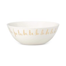 Kate Spade New York Arbor Village 9-in Round Serving Bowl (White & Gold)