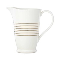 Kate Spade New York Charles Lane™ Gold-Tone Stripe Accents Pitcher