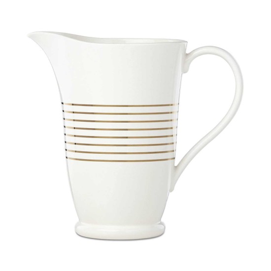  Charles Lane™ Gold-Tone Stripe Accents Pitcher