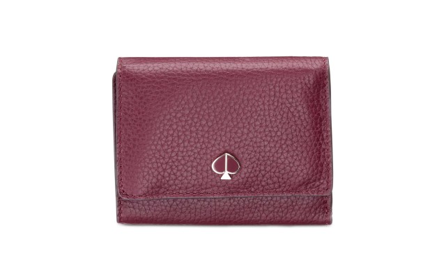 Polly Trifold Leather Wallet Handbag (Cherrywood)