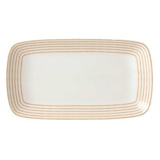 Kate Spade New York Seinna Lane 13.75 Inches Hor d’oeuvres Tray (White/Beige)