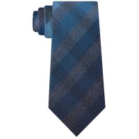 Kenneth Cole Men’s Multi Tonal Check Tie (Bright Blue, 3″)