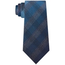 Kenneth Cole Men’s Multi Tonal Check Tie (Bright Blue, 3″)