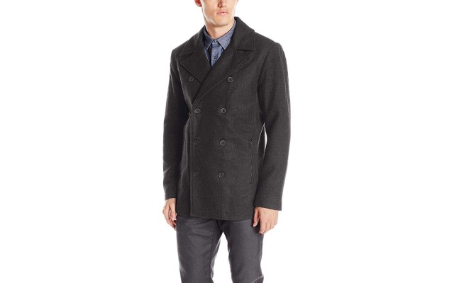  Reaction Men’s Double-Breasted Pea Coats
