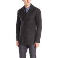 Kenneth Cole Reaction Men’s Double-Breasted Pea Coats