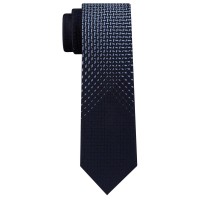Kenneth Cole Reaction Men’s Fade Out Panel Skinny Tie (Navy)