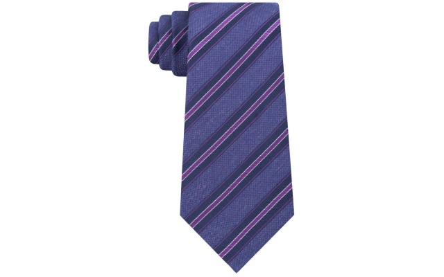  Reaction Men’s Indigo Mix Stripe Slim Ties