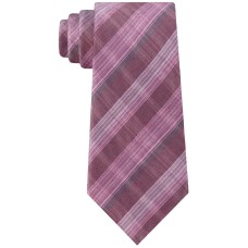 Kenneth Cole Reaction Men’s Slim Fine-Line Plaid Ties