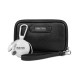 Kenneth Cole Reaction Take Charge Wristlet Wallet with Retractable Earbuds (Black)