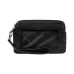 Kenneth Cole Reaction Take Charge Wristlet Wallet with Retractable Earbuds (Black)