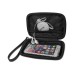 Kenneth Cole Reaction Take Charge Wristlet Wallet with Retractable Earbuds (Black)