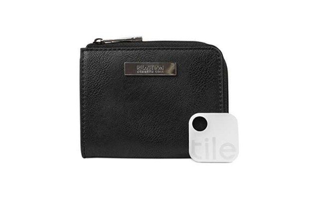  Reaction Top Zip Coin Purse With Tracker Wallets