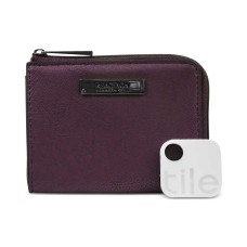 Kenneth Cole Reaction Top Zip Coin Purse With Tracker Wallets