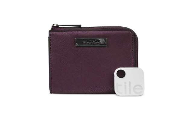  Reaction Top Zip Coin Purse With Tracker Wallets