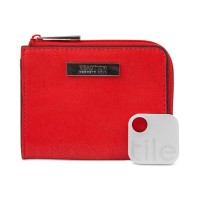 Kenneth Cole Reaction Top Zip Coin Purse With Tracker Wallets